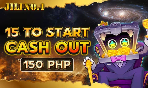 JILINo1 small deposit ₱15 bonus up to ₱150 withdraw