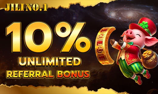 JILINo1 lifetime referral rewards up to 10%