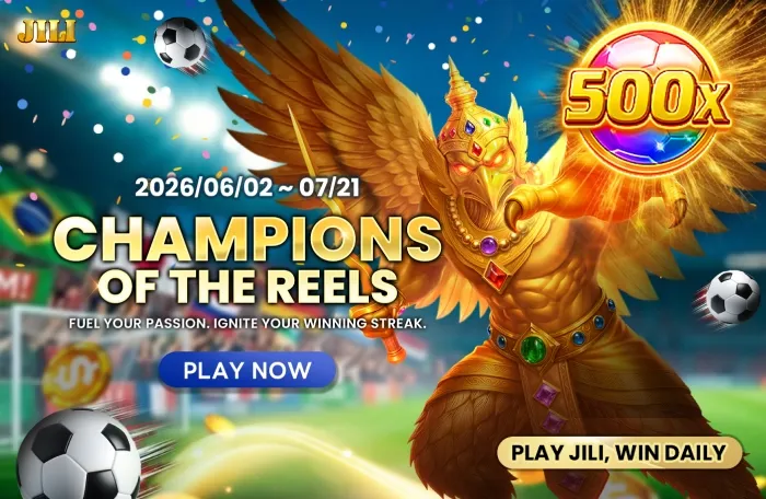 JILI tournament champions event on JILINo1